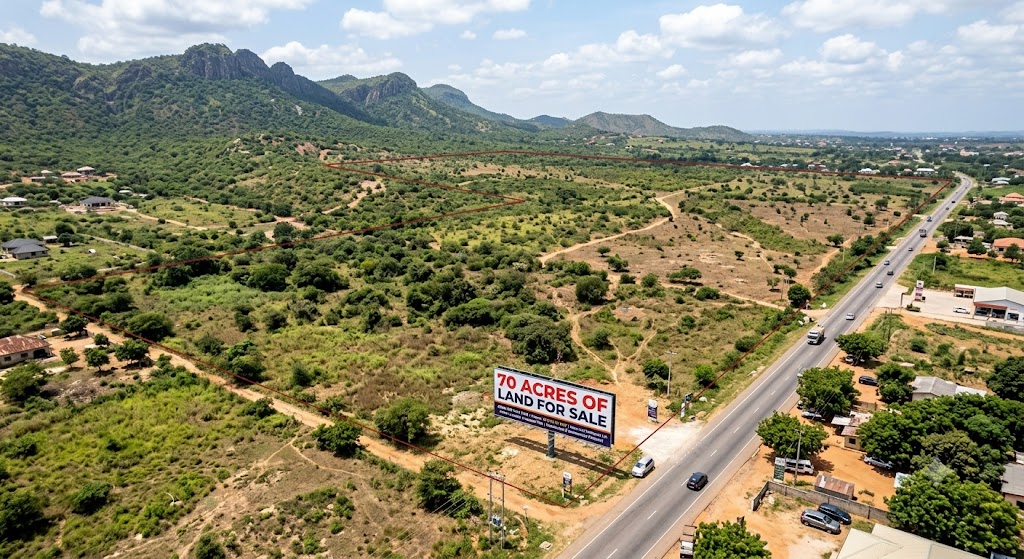 50 ACRES OF PRIME LAND AVAILABLE AT AMASAMAN!